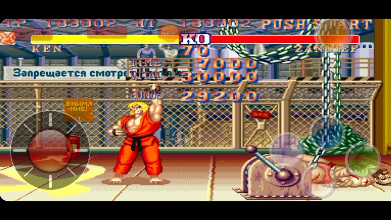 Ken vs Zangief Hardest Mode [ Street Fighter 2 ]