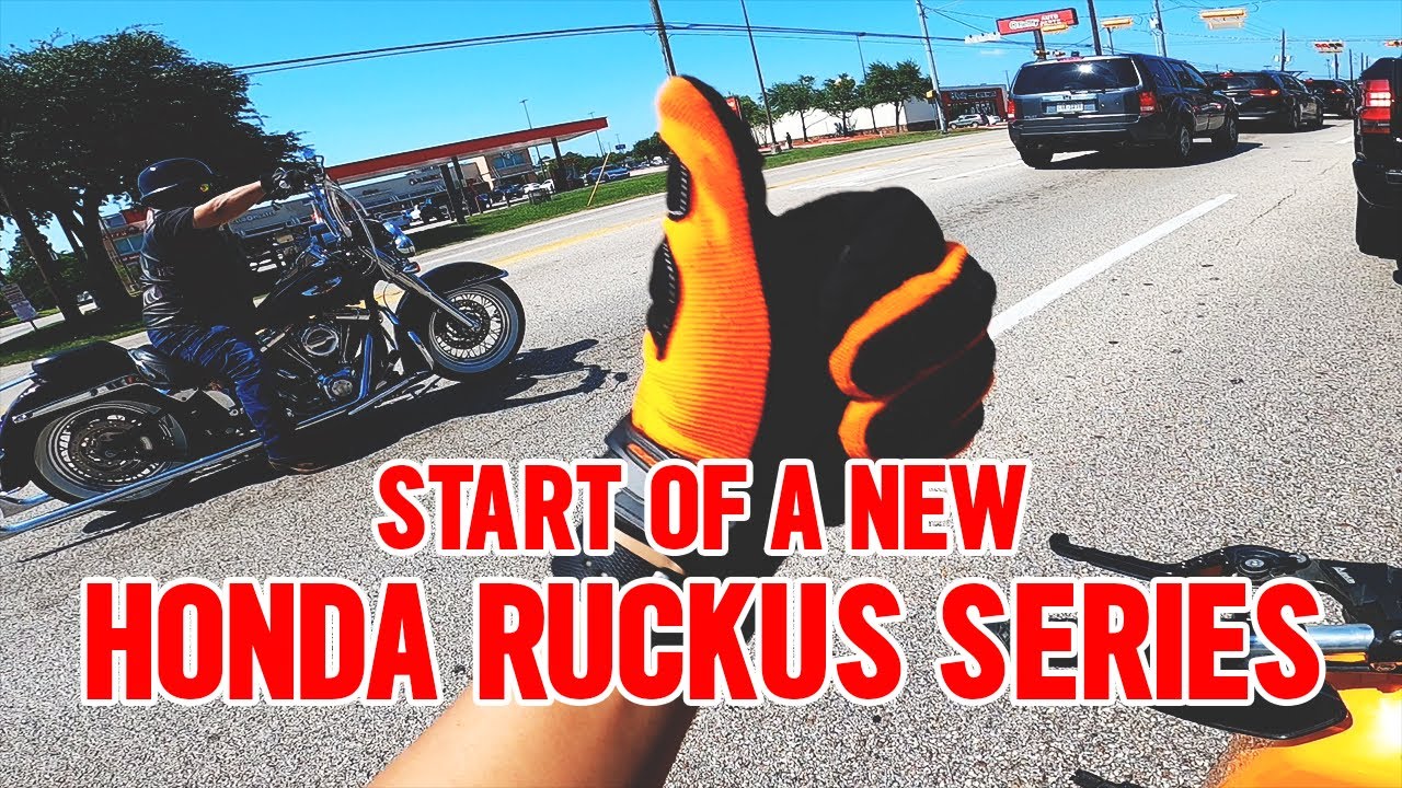 Start of a new Ruckus series #HondaRuckus #Motovlog
