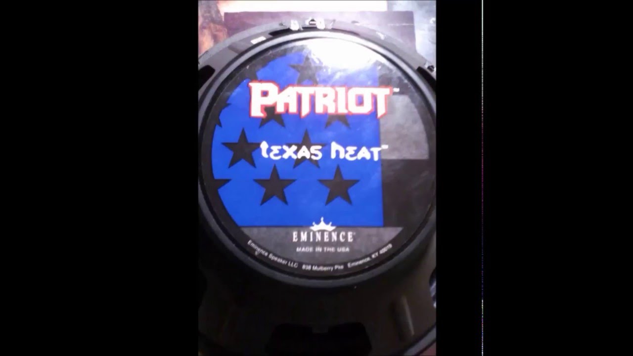 Eminence Red White and Blue vs Texas Heat