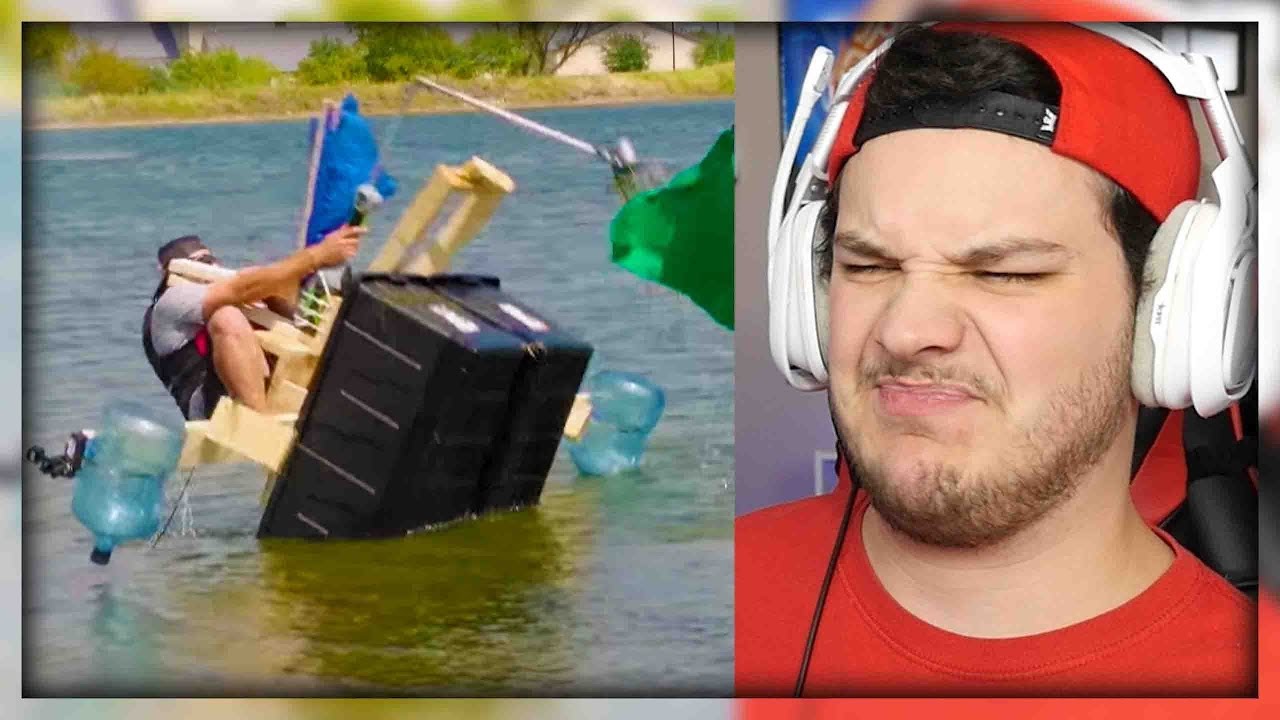 Build A Boat Battle | Dude Perfect - Reaction