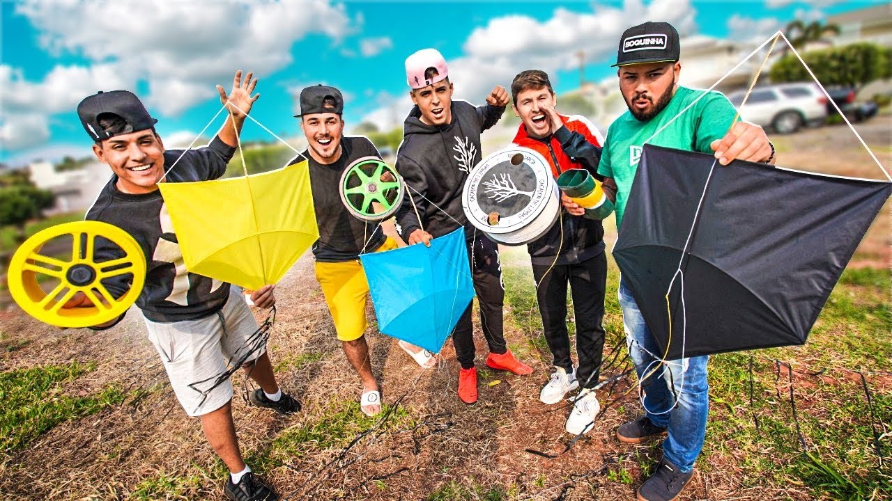 CAMPEONATO DE PIPA COM TODOS MEUS AMIGOS !! * o &uacute;ltimo a ficar no alto ganha* cortei todos