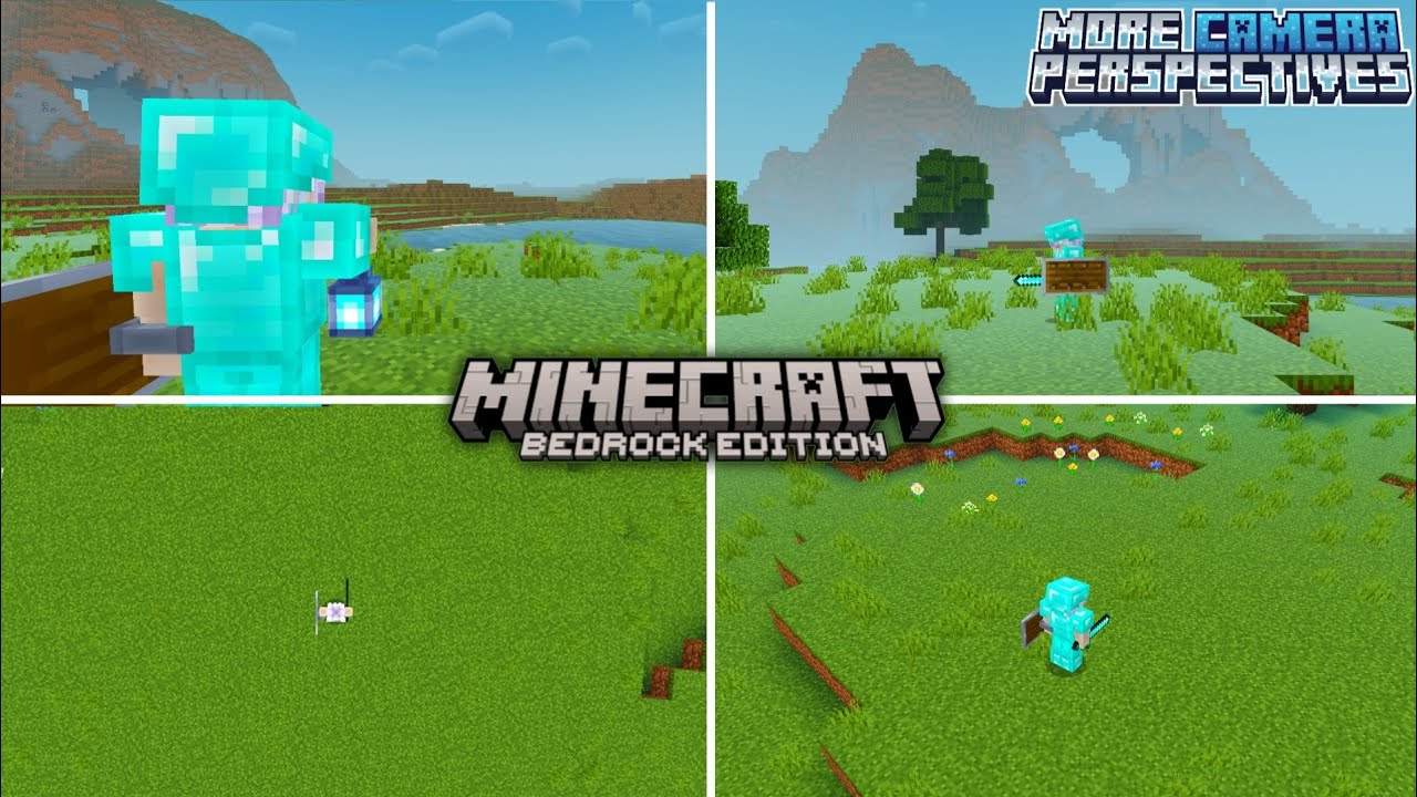 Addon Yang Bisa Mengganti Posisi Kamera Di Minecraft MCPE 1.21+ | More Camera Perspectives MCPE 1.21