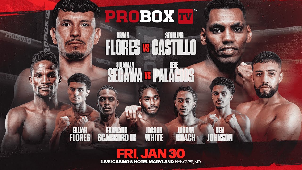ProBox TV Contender Series | Flores vs Castillo | Live! Maryland Resort & Casino