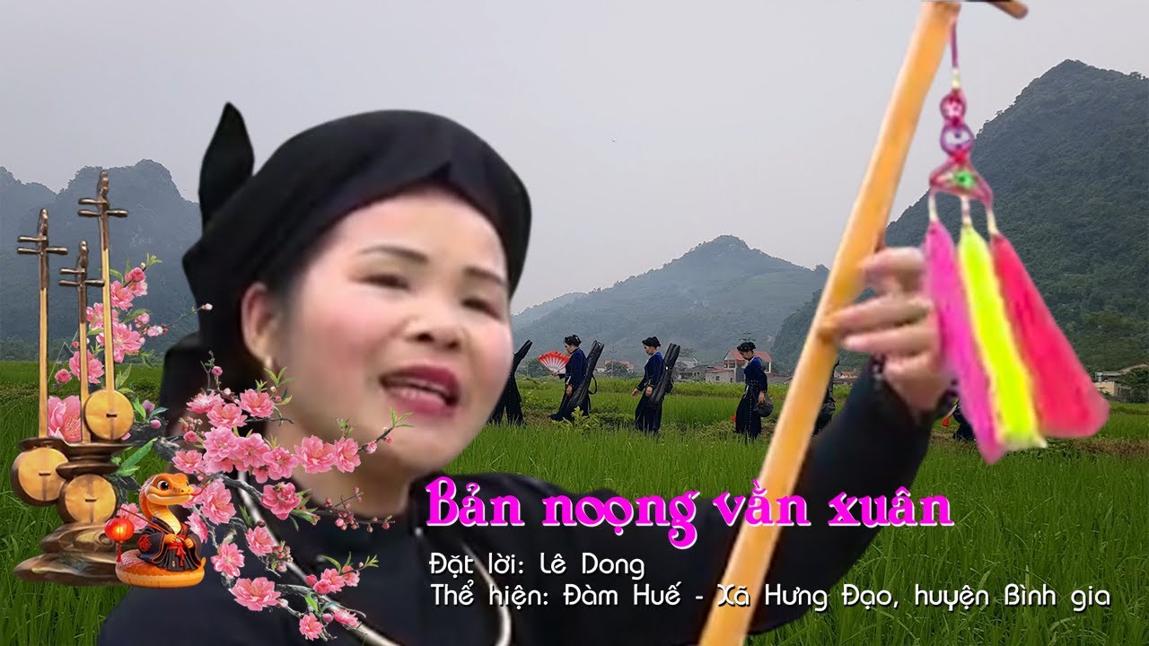 Xuân mới Quê em ! Tiếng tính chào Xuân mới.