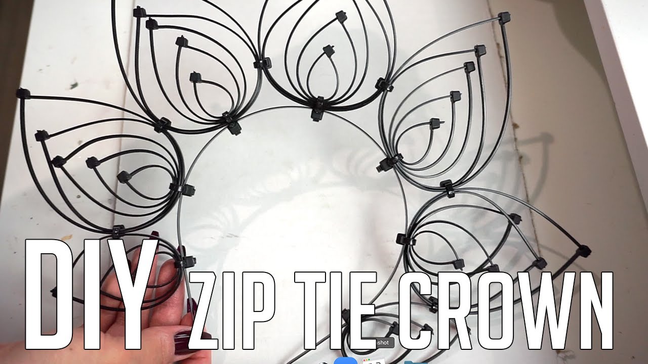 DIY ZIP TIE CROWN