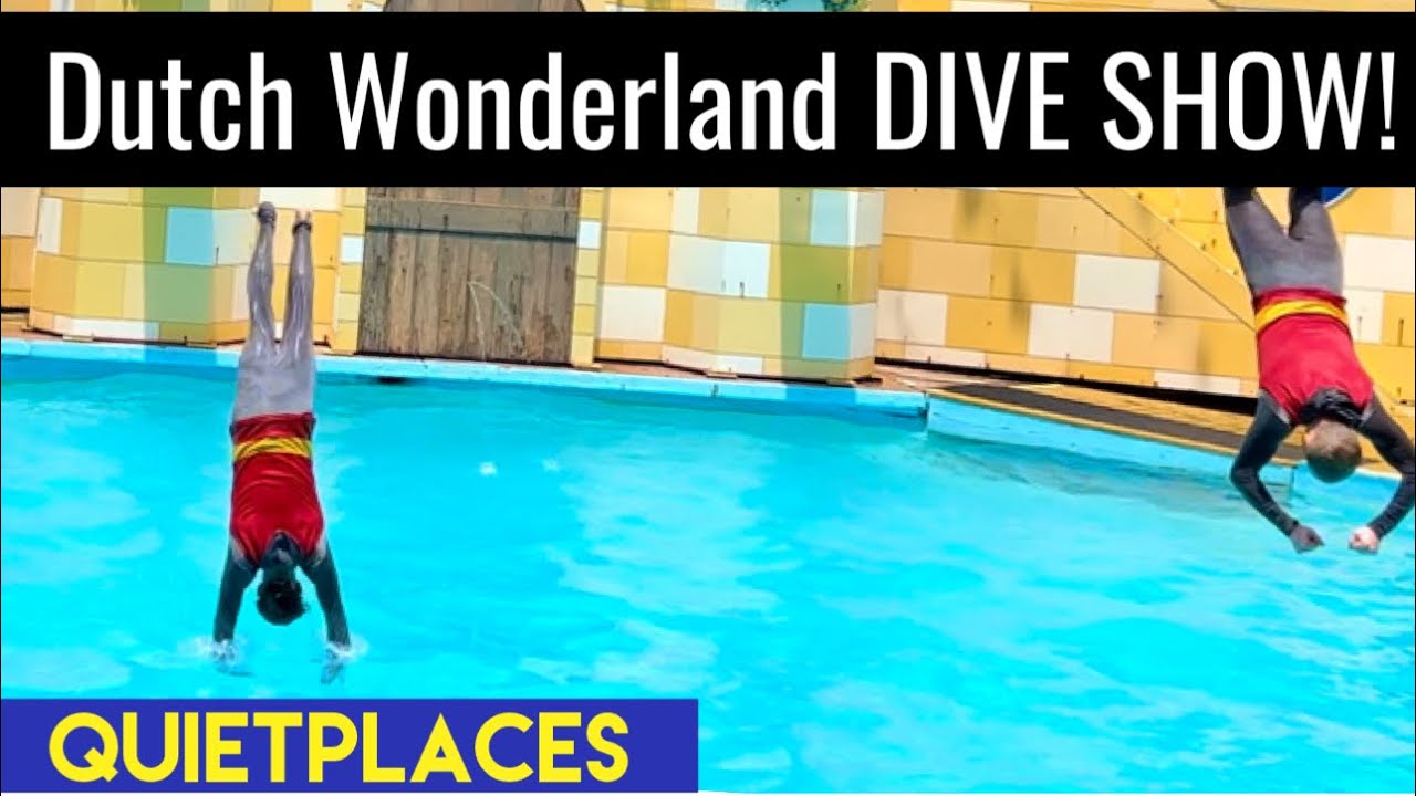 Dutch Wonderland DIVE SHOW 2023! Super Fun FREE DIVE Show!