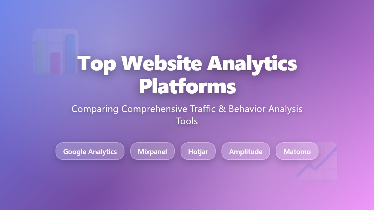 Top 5 Website Analytics Platforms 2025 (Beginner Guide)