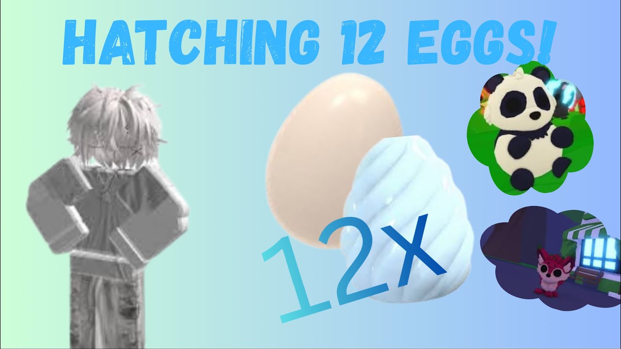hi today I’ll be hatching 12 eggs in adopt me! #adoptme #Roblox #viral 