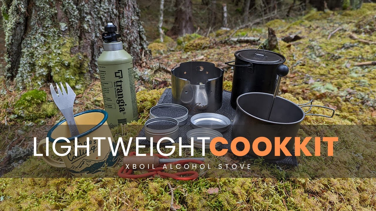 Lightweight Cook Kit | X-Boil Alcohol Stove | Forest Coffee
