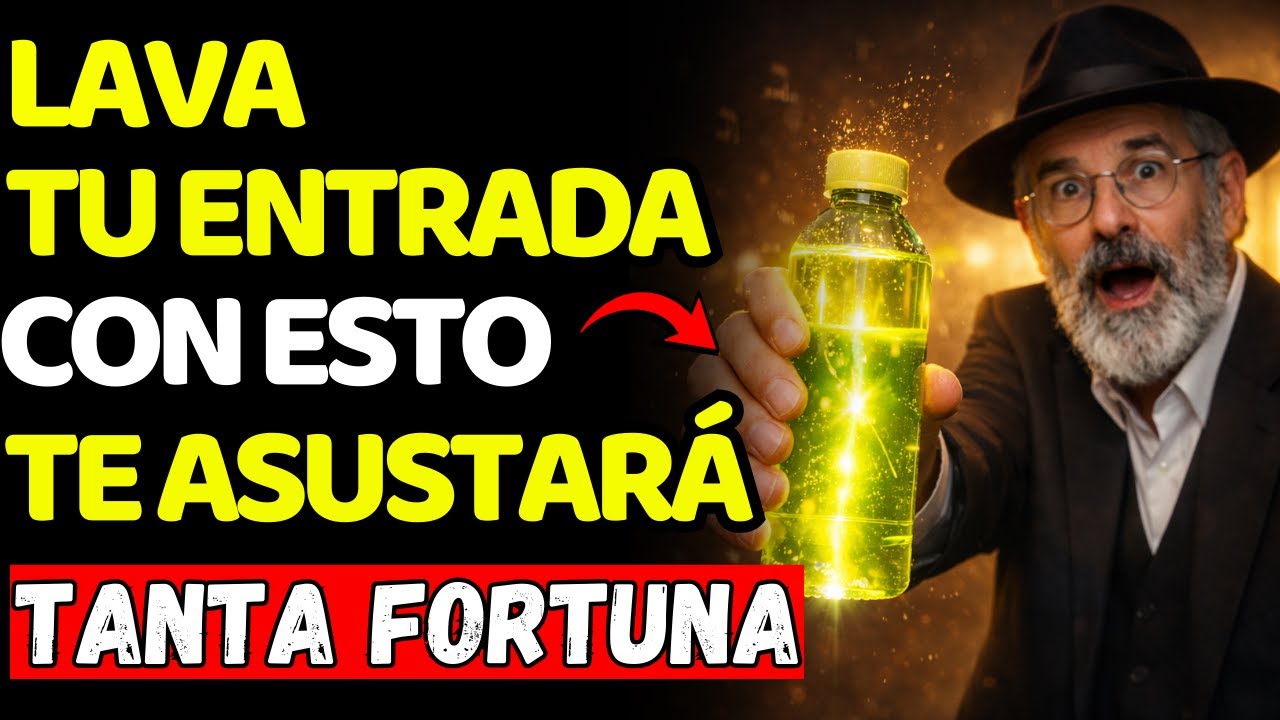 Lava La Entrada Con Esto Y Aleja La Pobreza — NO LO HAGAS AL REVÉS | Sabiduría Judía