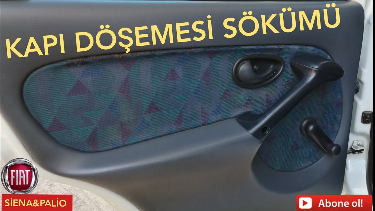 #siena#palio Kapı Döşemesi Sökümü&Cam Açma Kolu Nasıl Çıkar Detaylı Anlatım