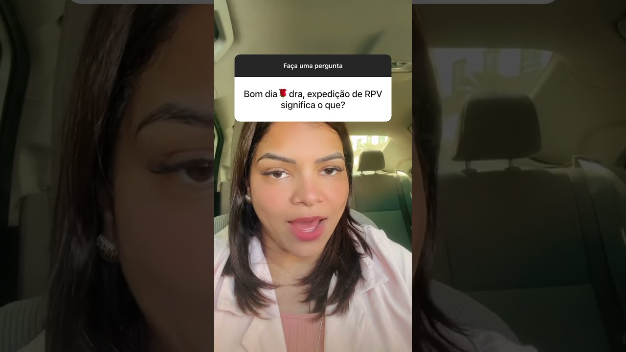 O que significa expedindo RPV?