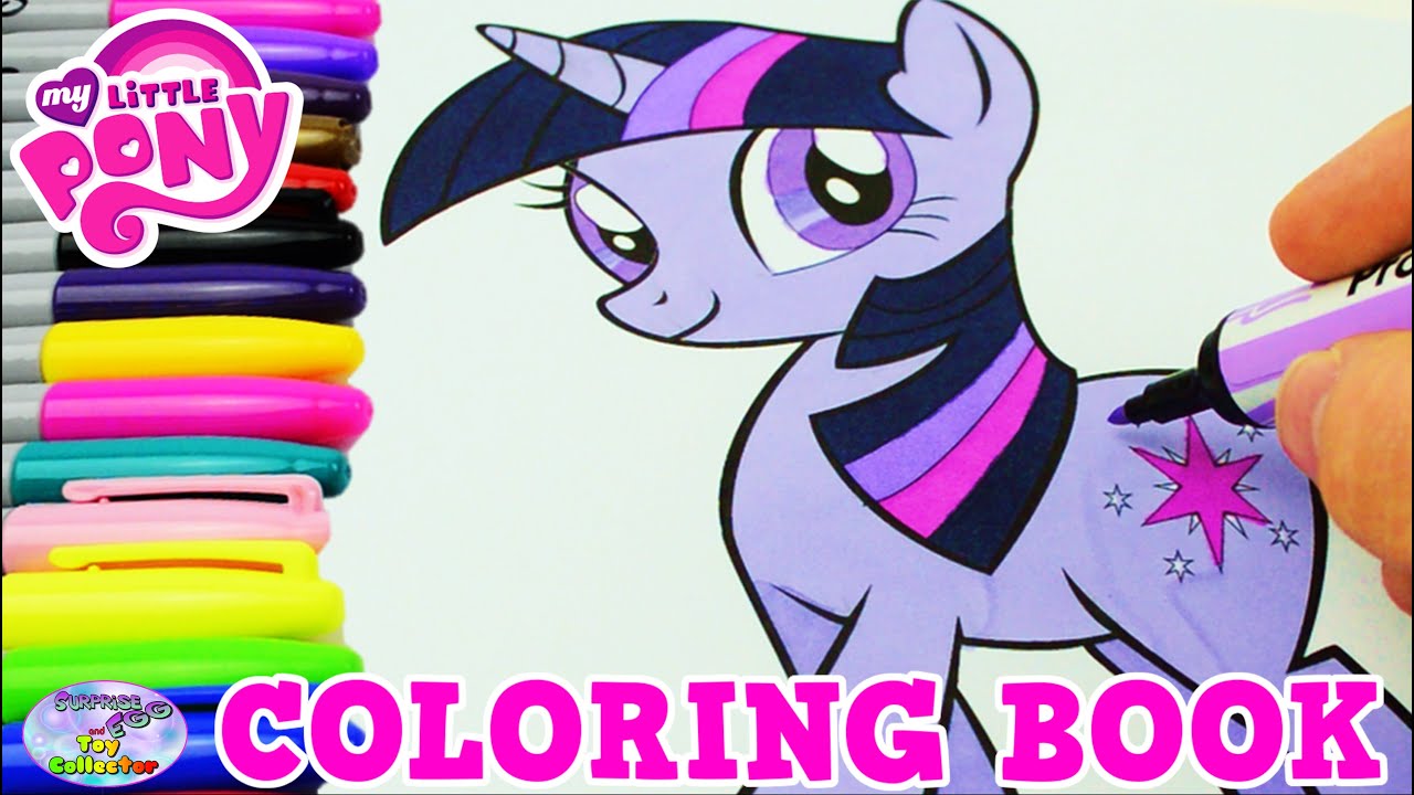 My Little Pony Coloring Book MLP Twilight Sparkle Episode Surprise Egg and Toy Collector SETC