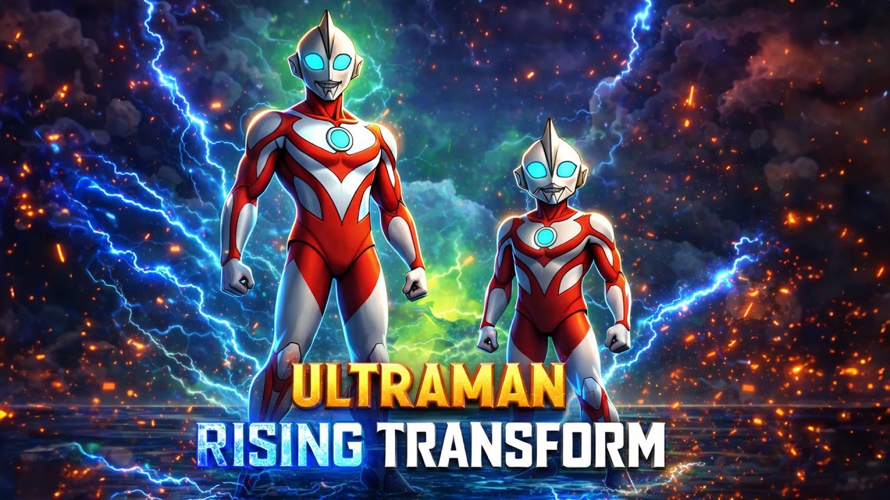 Ultraman Rising and Ultradad Transformation Scene