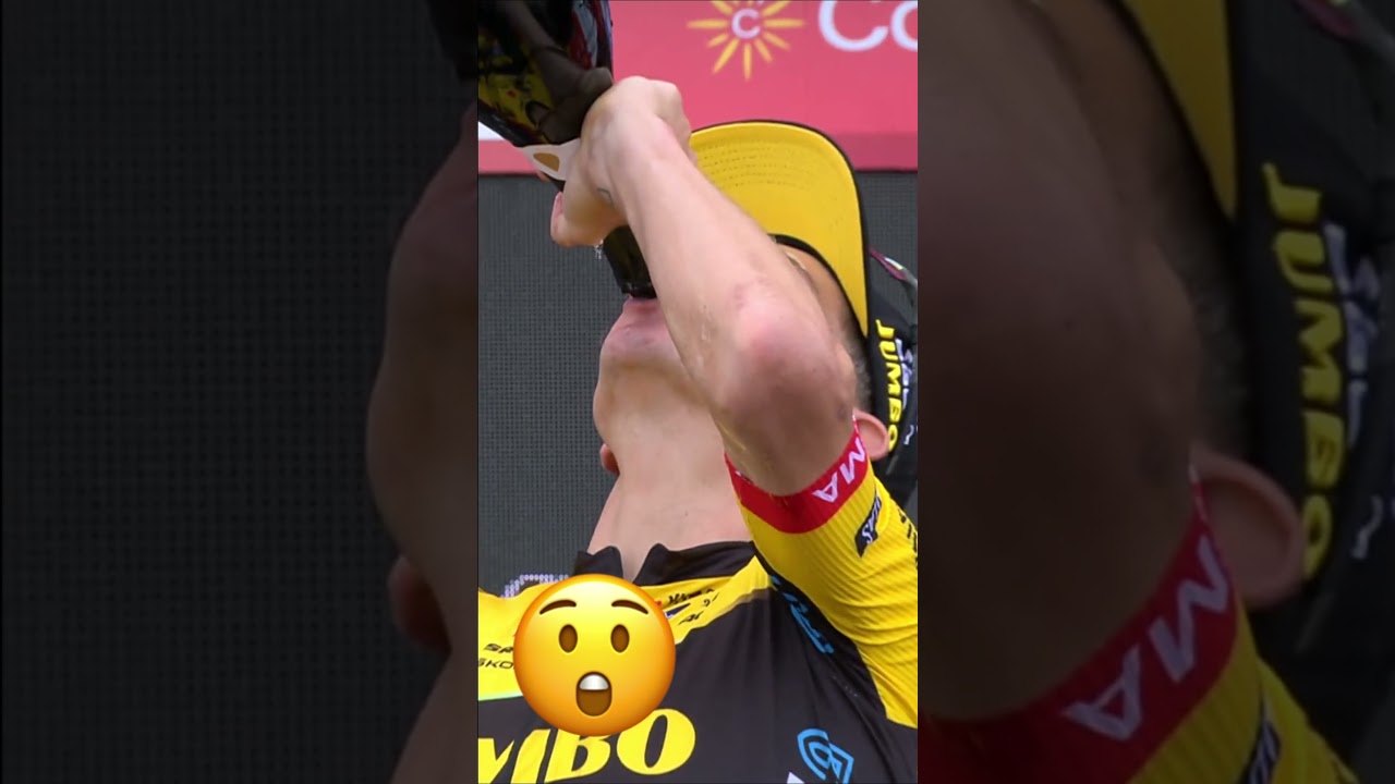 Can't believe that Sepp Kuss actually did this 😎 #cycling #youtubeshorts #lavuelta23