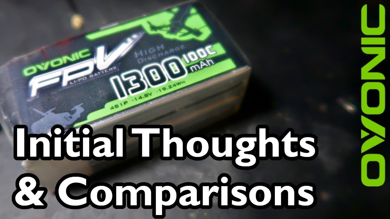 Ovonic Battery Thoughts | Side by side with CNHL & ThunderPower LIPO 4S  1300mah 100C
