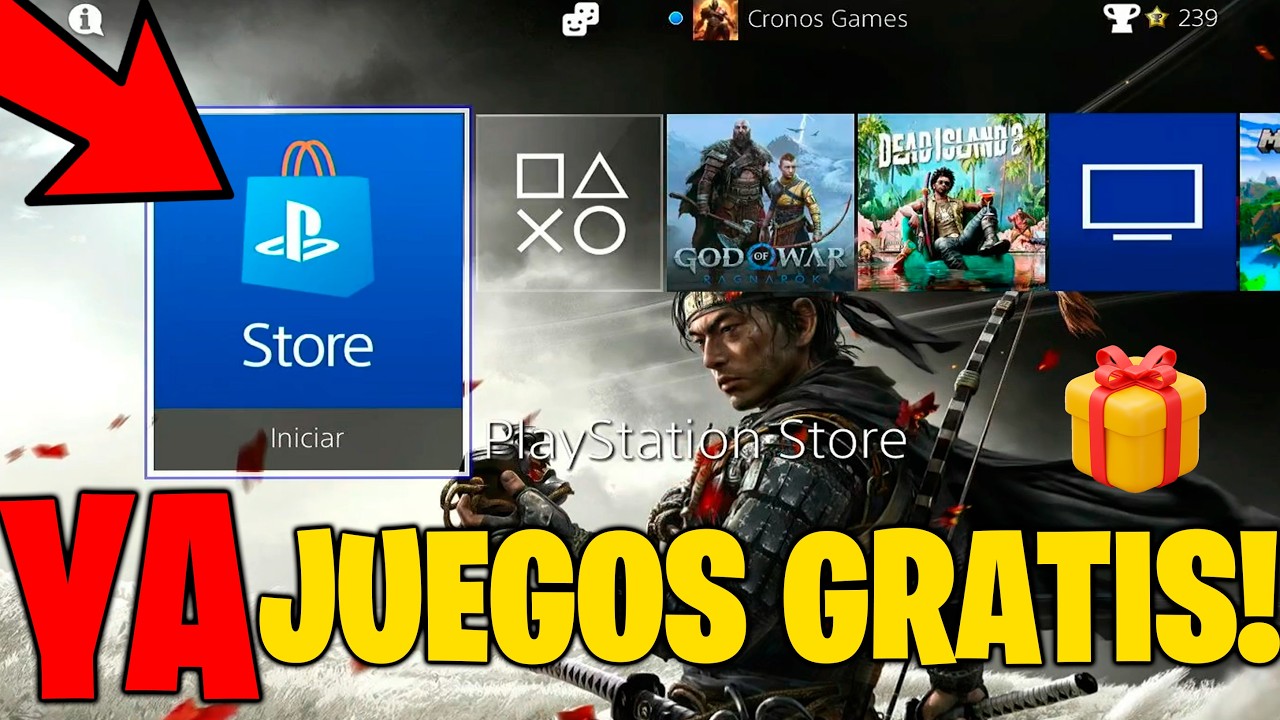 &iexcl;&iexcl;YA 2 JUEGOS PS4/PS5 GRATIS para TODOS + CODIGOS GRATIS!!💥