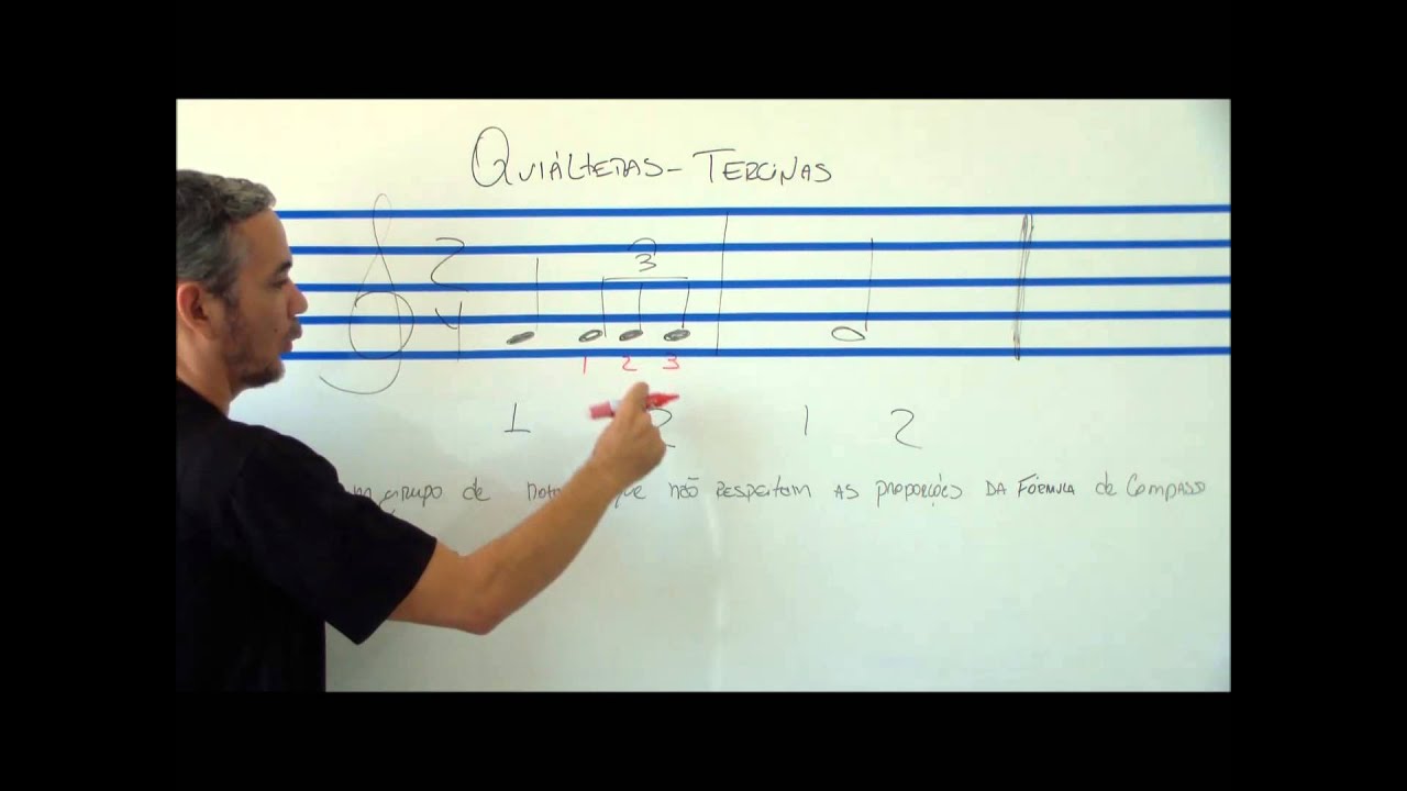 TEORIA MUSICAL - LEITURA R&Iacute;TMICA - QUI&Aacute;LTERAS (Tercinas)