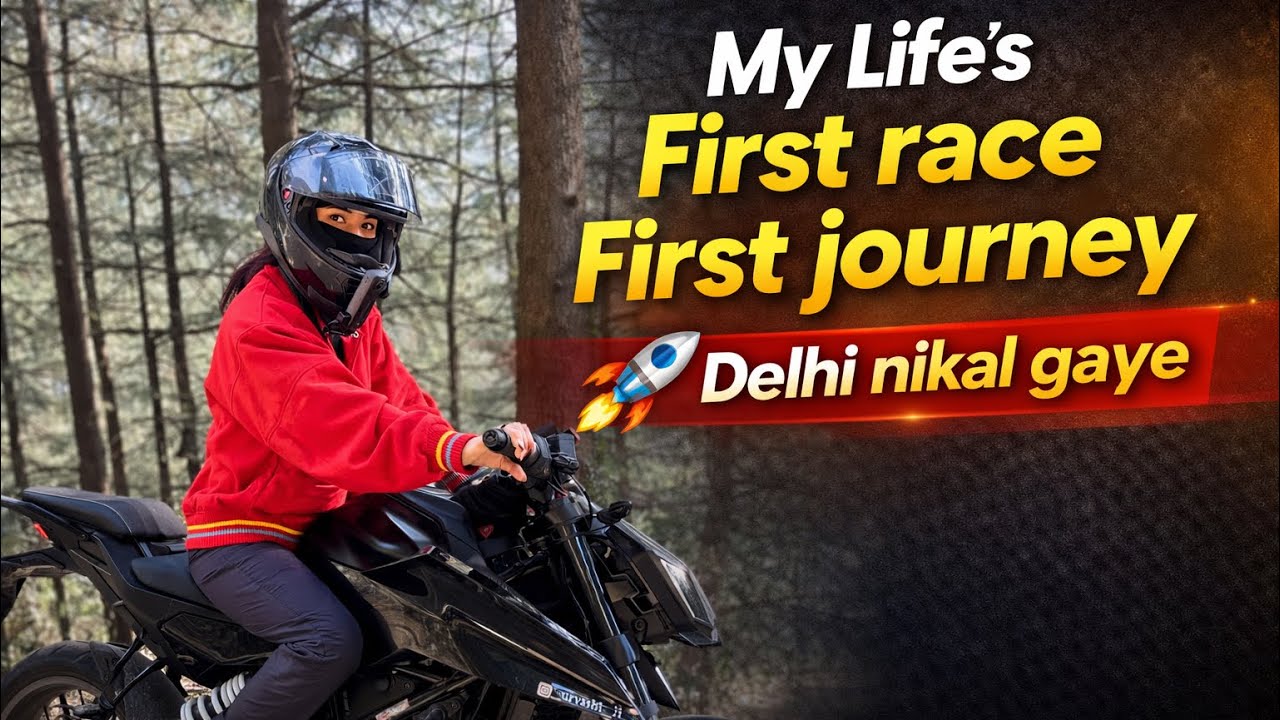 OMG😱 I AM GOING FOR MY FIRST BIKE RACE HELD IN DELHI !