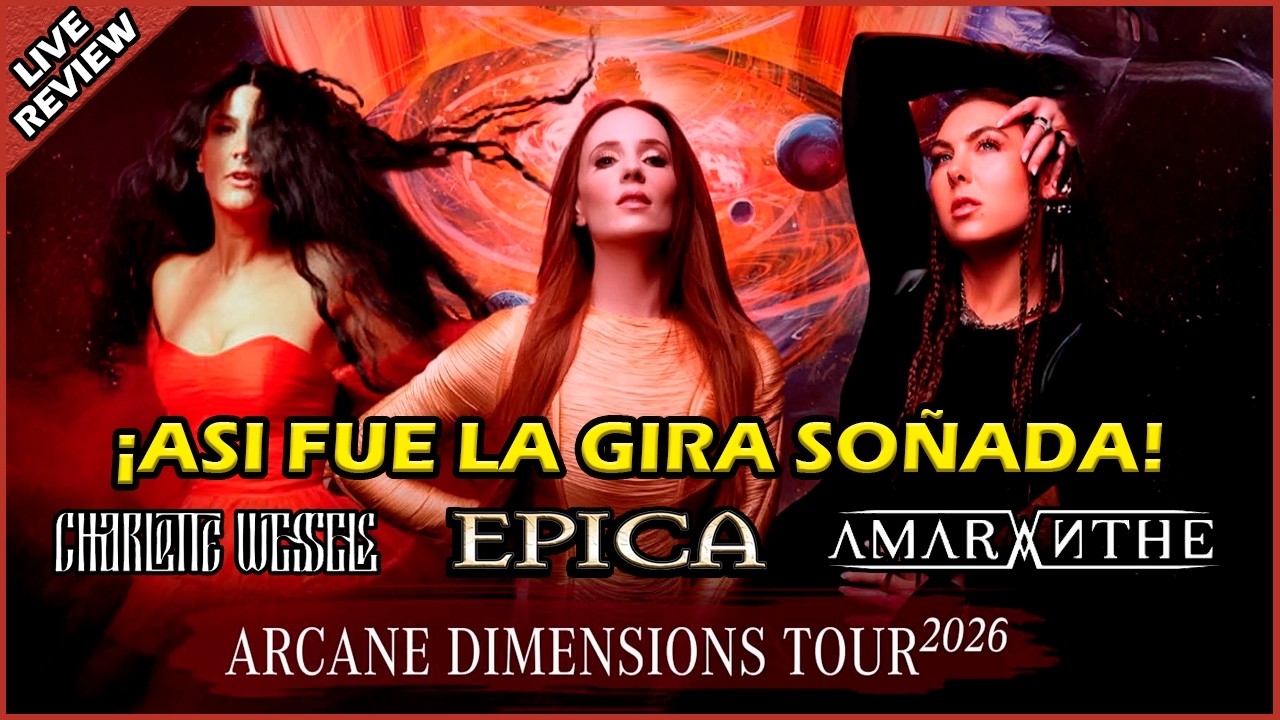 ¡Sueño cumplido! EPICA, AMARANTHE y CHARLOTTE en Hamburgo 🇩🇪 🔥Arcane Dimensions 2026 [Live Review]