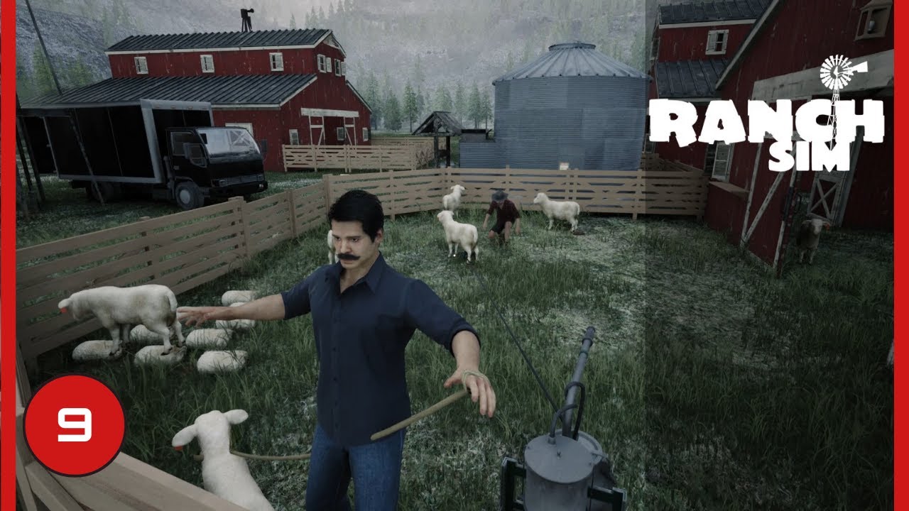 Ranch Simulator: Part 9 - New Barn ....  New Truck | 2K No Commentary Co-op