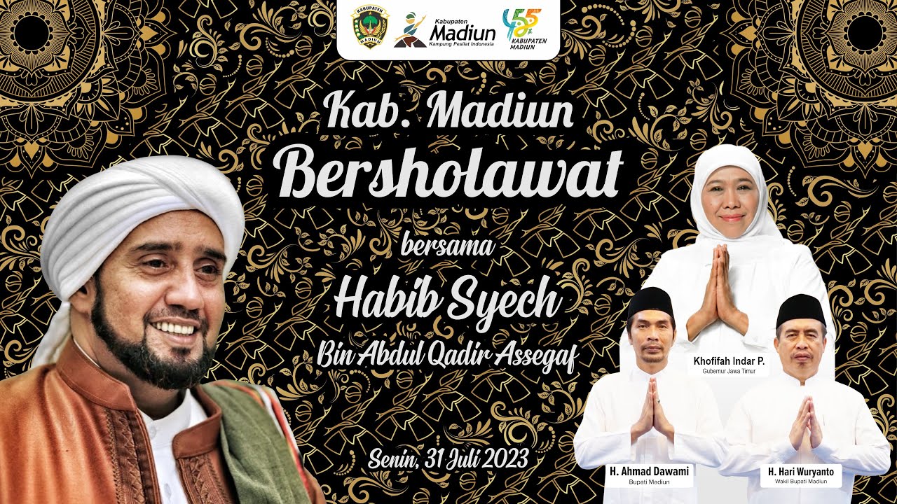 🔴 LIVE | Kabupaten Madiun Bersholawat bersama Habib Syech bin Abdul Qodir Assegaf