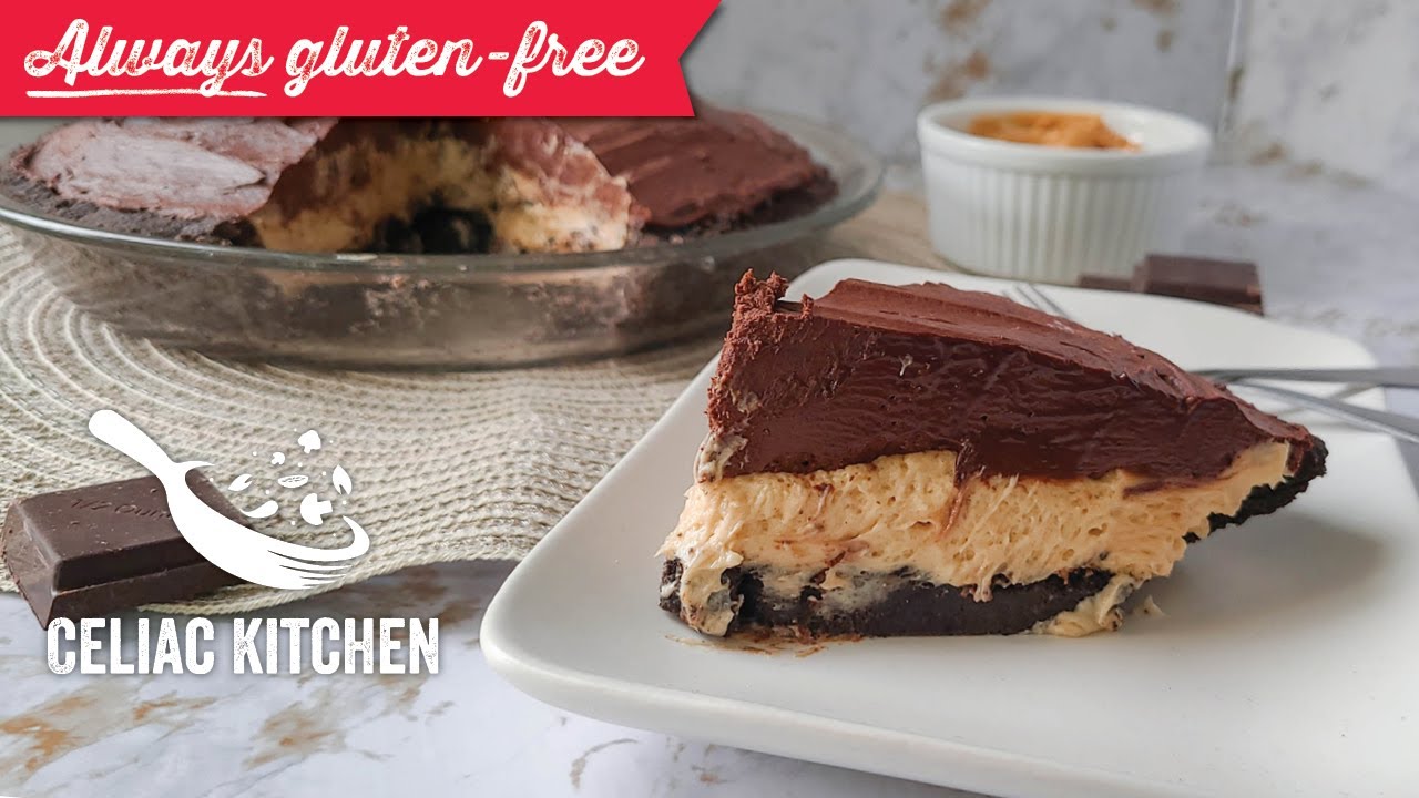 Gluten-free Chocolate & Peanut Butter Pie with Oreo Crust | How to & Recipe