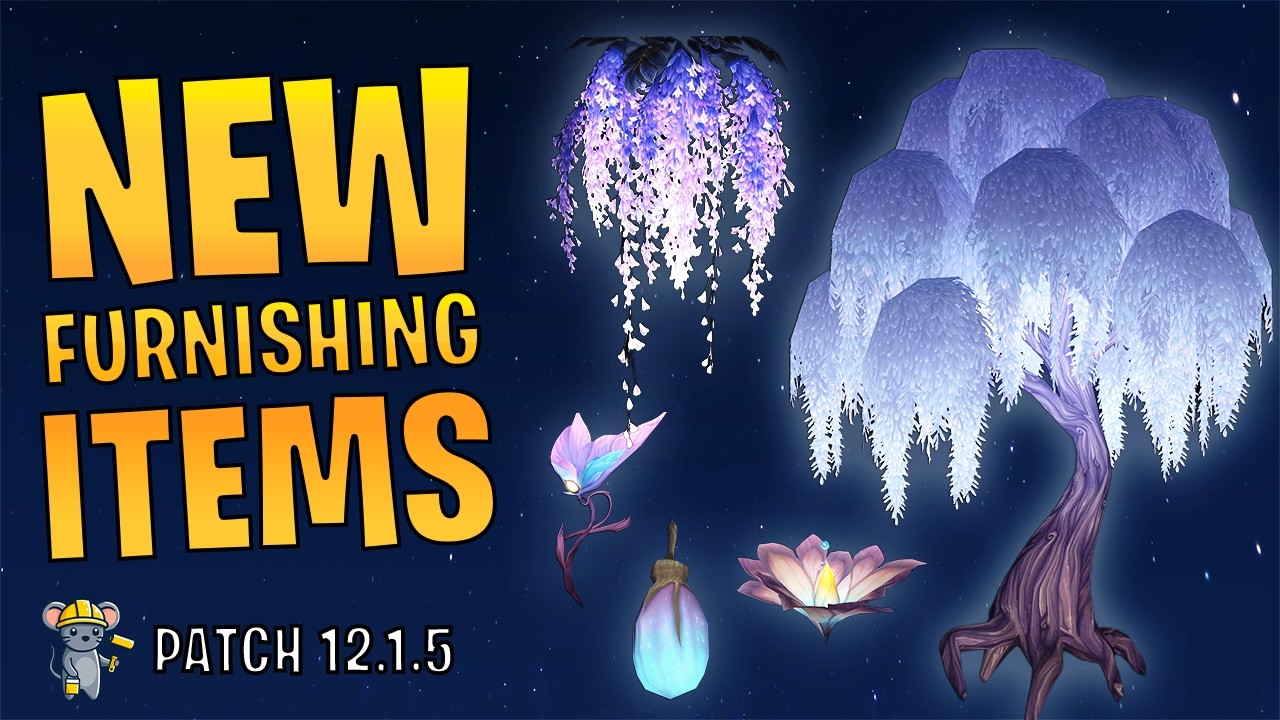 250+ AMAZING New Furnishings in WoW Patch 12.1.5