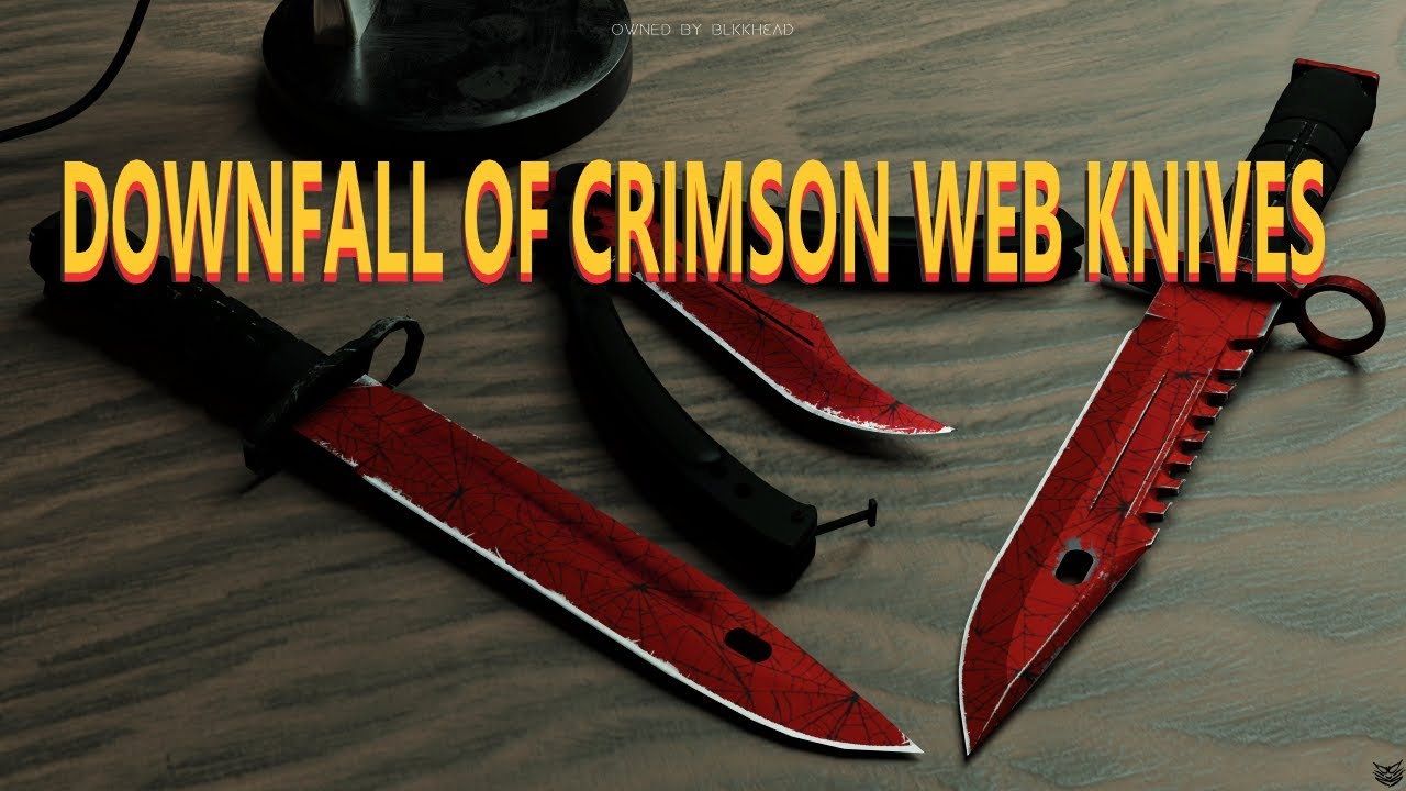 The downfall of Crimson Web knives in Counter Strike