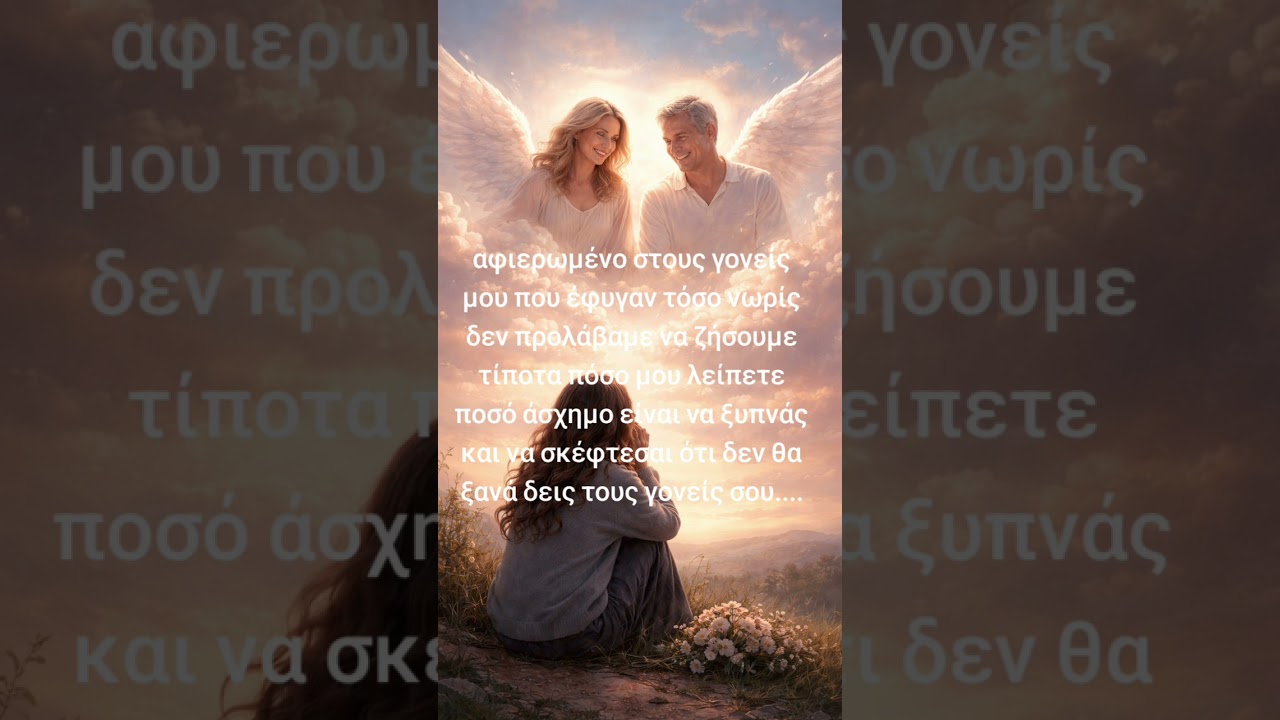 Αφιερωμένο στους αγγέλους μας εκεί ψηλά...!!