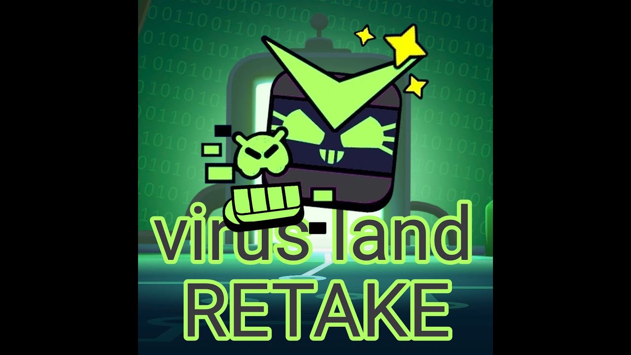 FNF-virus land retake (golden land retake but 8 bit and BF singt it)
