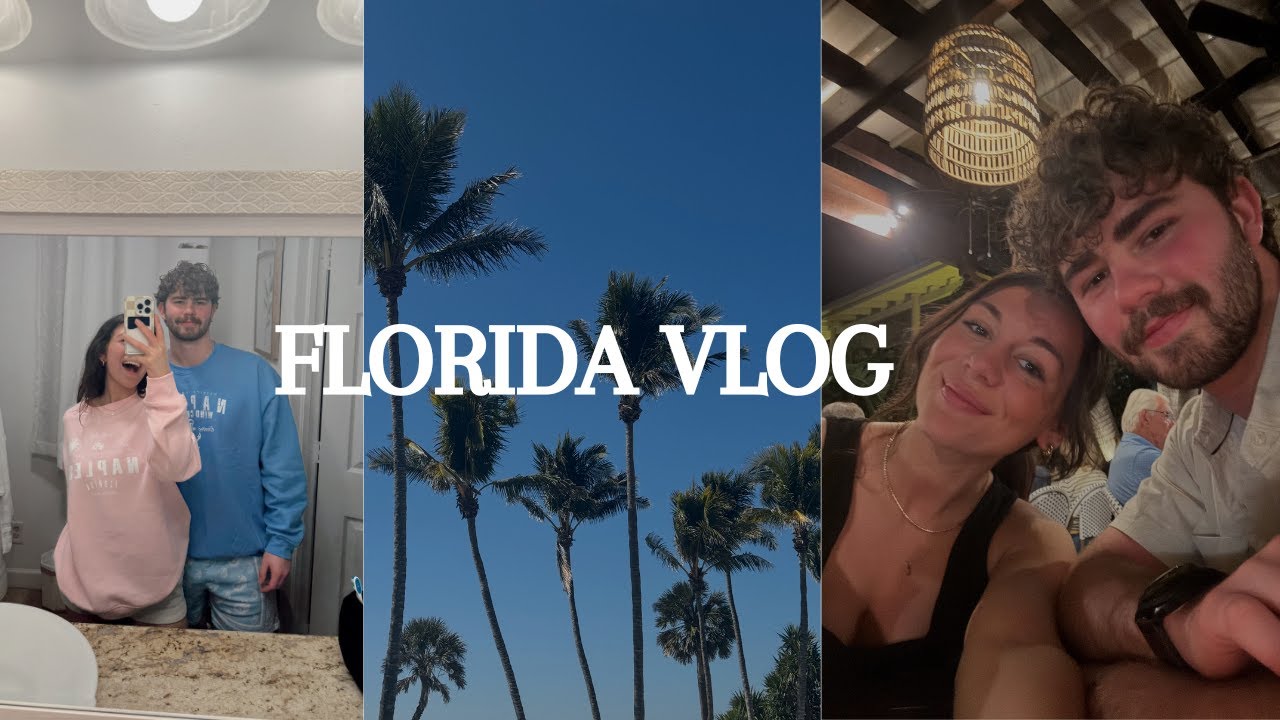 VLOG | weekend in FL, work trip, John's first time seeing the ocean! |