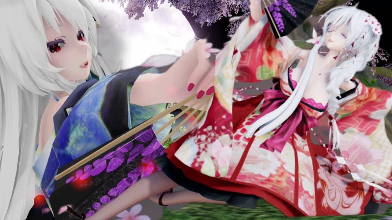 [MMD] Haku &  illustrious  [ 千盏 ]