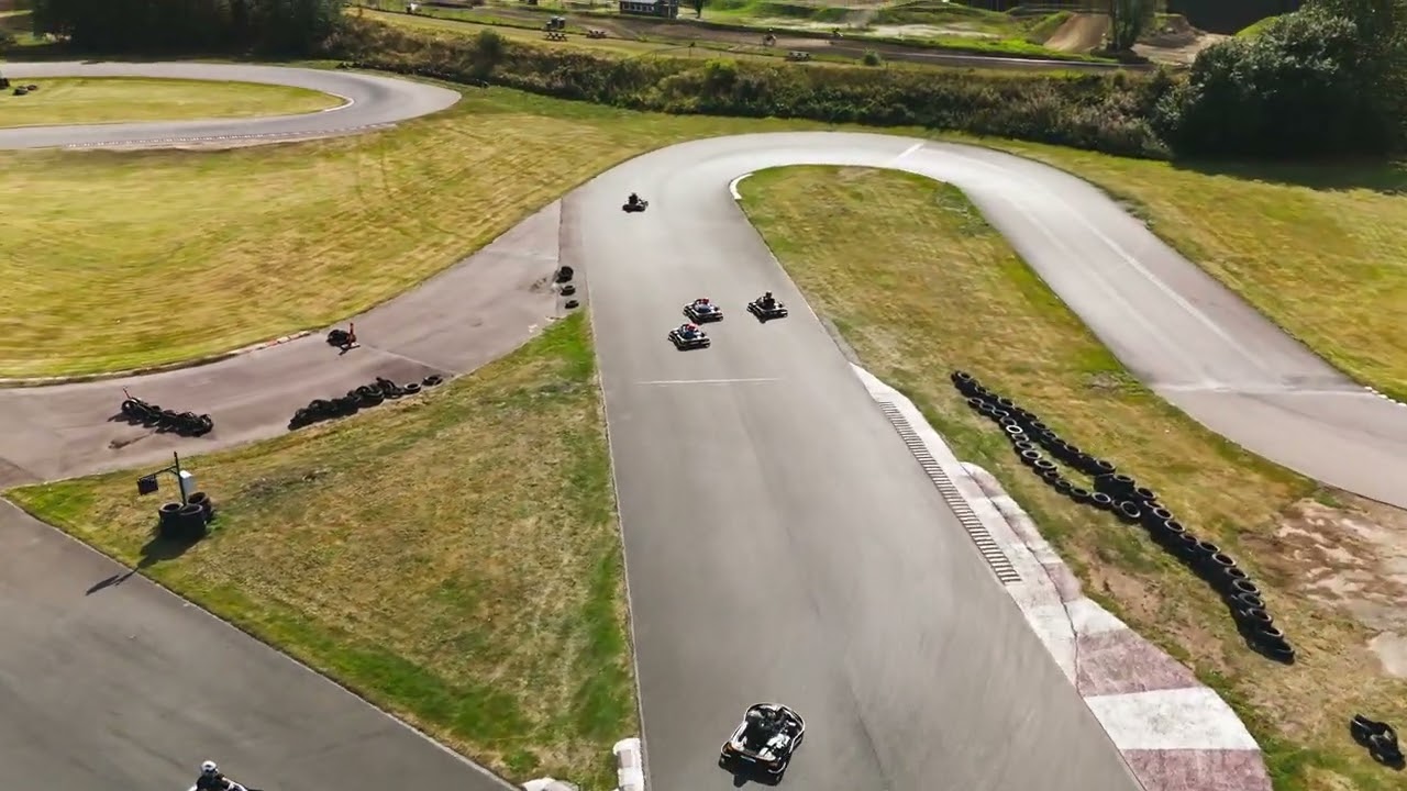 Drone ad reel for Gokart Helsingborg