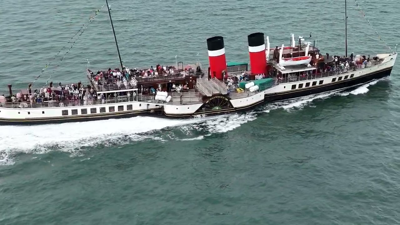 Paddle Steamer Waverley, Llandudno 25 June 2024 prt 2