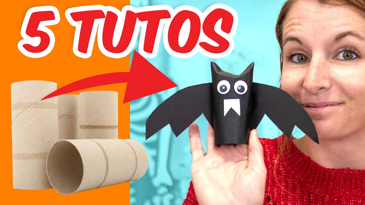 Halloween - 5 Tutos rouleau de papier toilette