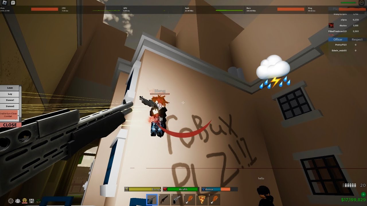 SkyFall ⛈️ - Da Hood Montage