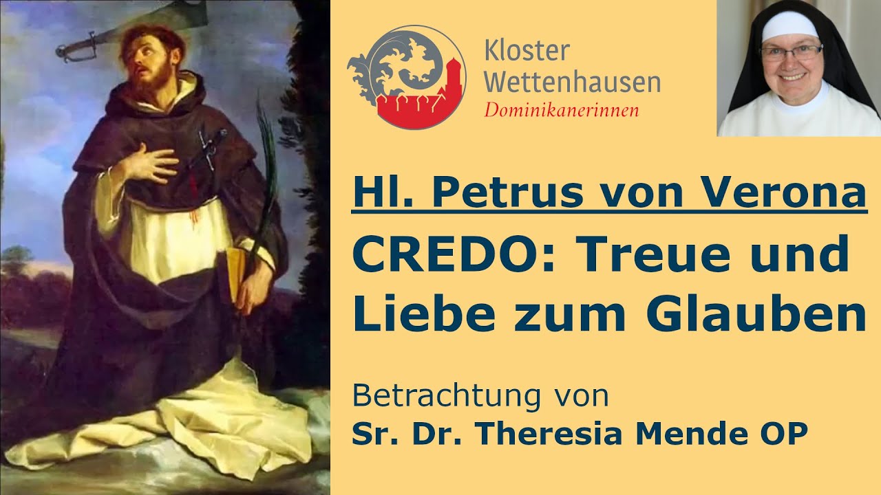 Petrus von Verona – Liebe und Treue zum Glauben