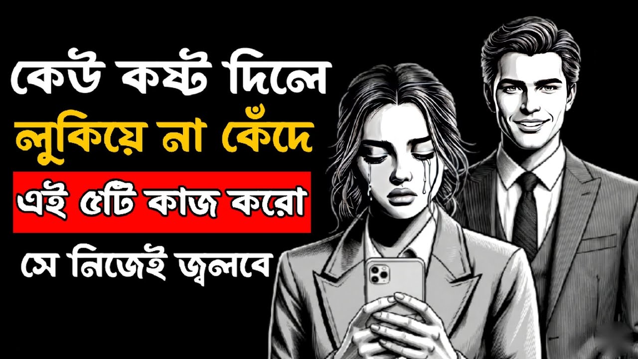 কেউ কষ্ট দিলে কাঁদবে না | এই ৫টি কাজ করো, সে নিজেই পুড়ে মরবে 🔥 | motivational video | motivation 