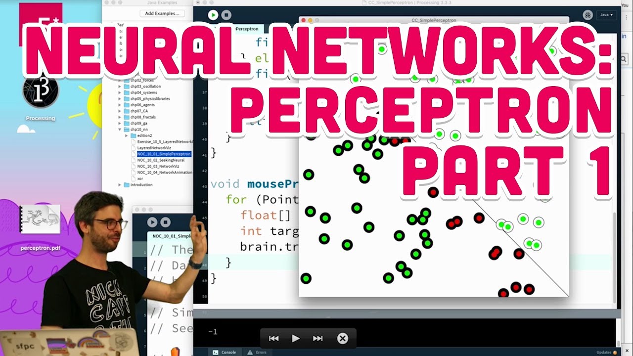 10.2: Neural Networks: Perceptron Part 1 - The Nature of Code