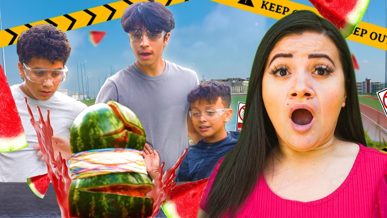 CON CUANTAS LIGAS EXPLOTA UNA SANDIA 🍉