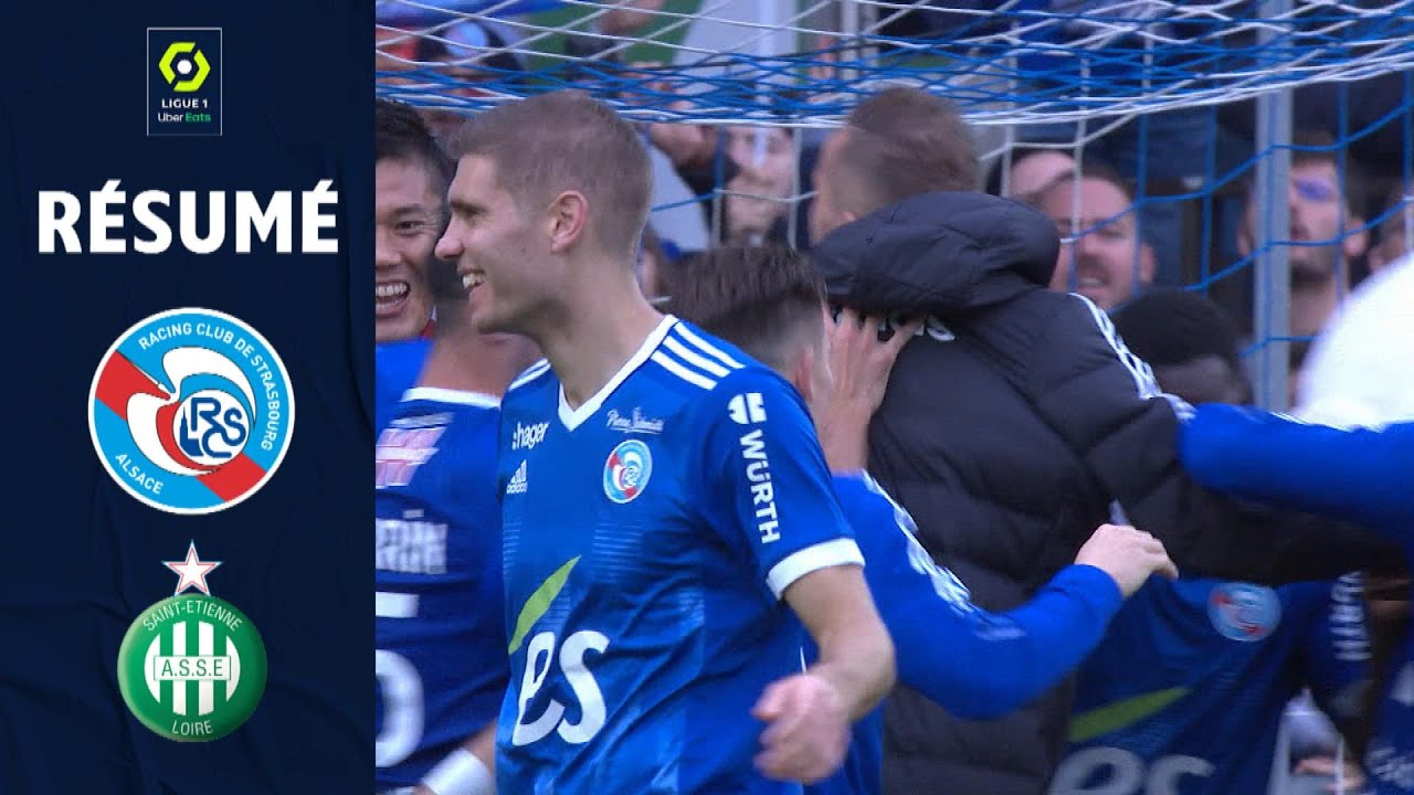 RC STRASBOURG ALSACE - AS SAINT-ÉTIENNE (5 - 1) - Résumé - (RCSA - ASSE) / 2021-2022