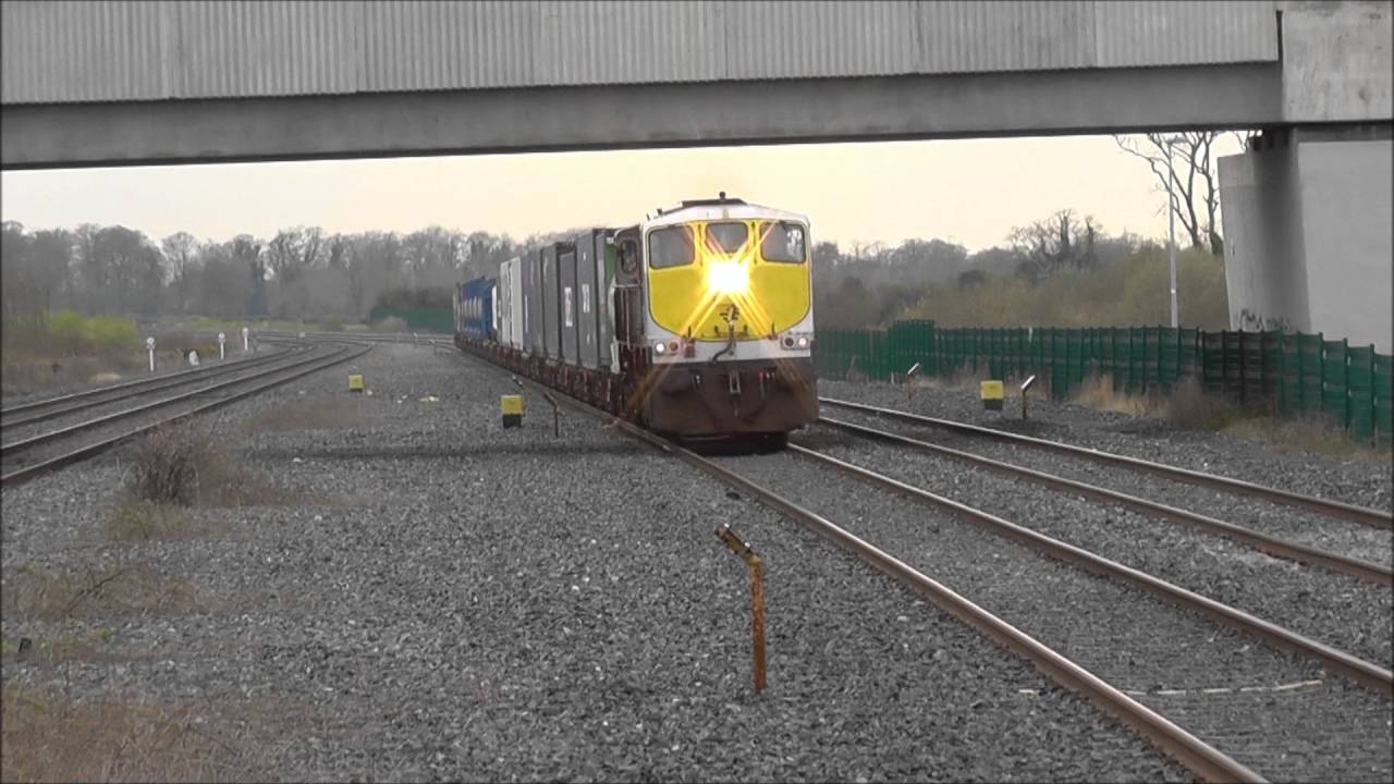 Trains at Adamstown, Ireland 13-04-16