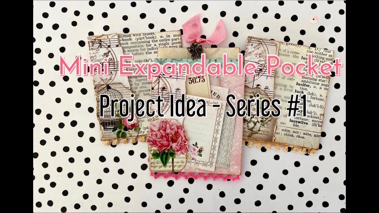 ✂️ Mini Expandable Pocket | My 4 Day Project Idea Series #1 | Junk Journal, Happy Mail