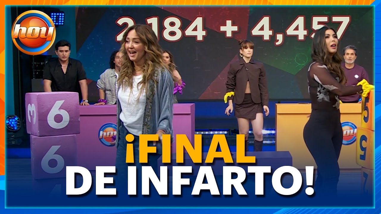 ¡De infarto! Equipo Amarillo vs Morado en el reto de 'Cubos Matemáticos' | Programa Hoy