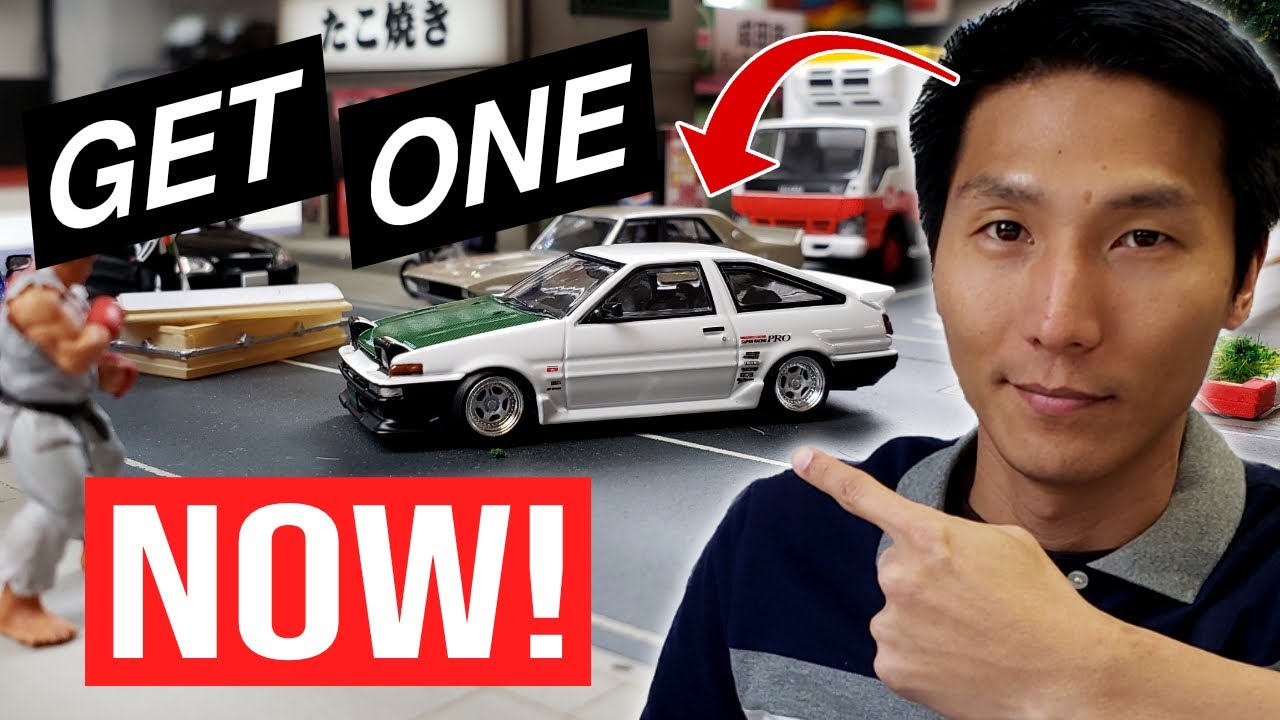 1/64 Toyota Trueno AE86 Hachi-Roku (ハチロク) - Inno Models Die-cast Model REVIEW