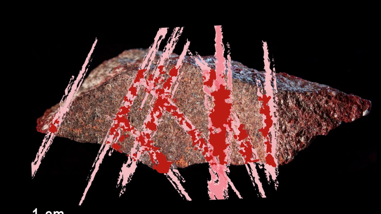 Blombos Cave drawing