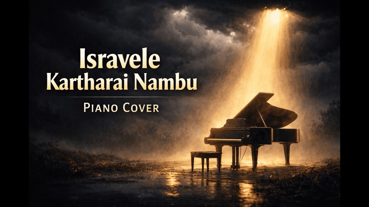 Isravele Kartharai Nambu | Tamil Christian Song |  Piano Cover | Chords in Description