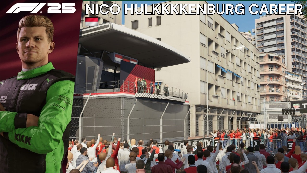 F1 25 Nico Hulkenburg Driver Career Mode - S1R8 - Monaco