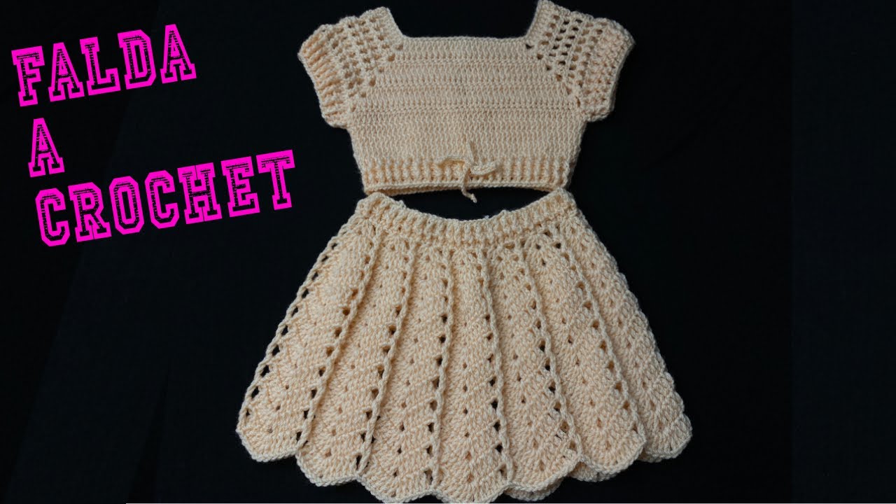 PASO A PASO PARA TEJER FALDA A CROCHET